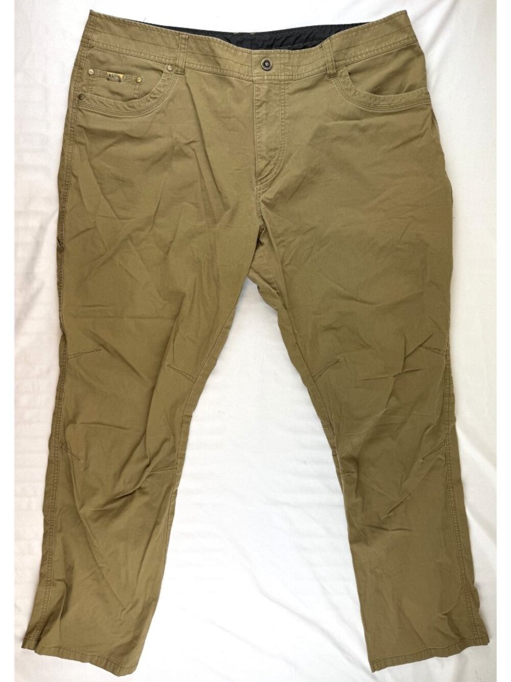 KUHL Revolvr Pants Men's 42x32 Brown Outdoor Pants Cotton Blend